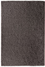 Fusion Dark Grey Braided Wool Rug - 120X170 cm