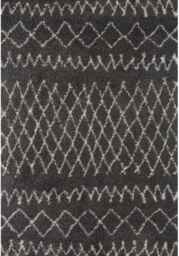 Moroccan Dark Grey Shaggy Rug - 940 - 60X110 cm