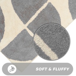 OLIVIA ROCCO Stockholm Bath Mat Non Slip Backing Super Soft Water Absorbent Cotton Blend - thumbnail 4