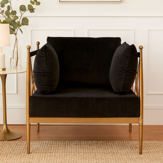Novo Chair With Rose Gold Finished Metal Arms - image 1