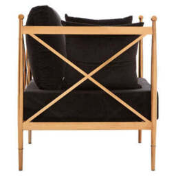 Novo Chair With Rose Gold Finished Metal Arms - thumbnail 4
