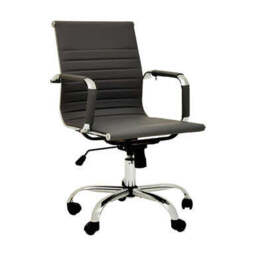 Black Low Back Home Office Chair - Brent - thumbnail 3