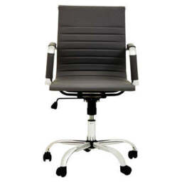 Black Low Back Home Office Chair - Brent - thumbnail 4