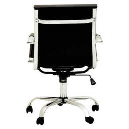 Black Low Back Home Office Chair - Brent - thumbnail 6
