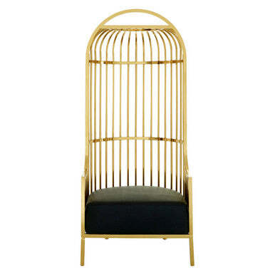 Eliza Gold Finish Dome Cage Chair - image 1