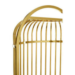 Eliza Gold Finish Dome Cage Chair - thumbnail 6