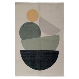 OLIVIA ROCCO Printed Rug Tokyo Design Modern Non-Slip Soft Durable Floor Rug For Living - thumbnail 1
