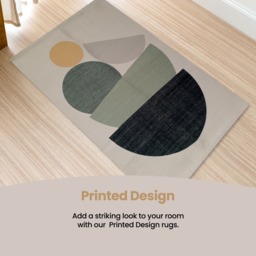 OLIVIA ROCCO Printed Rug Tokyo Design Modern Non-Slip Soft Durable Floor Rug For Living - thumbnail 6