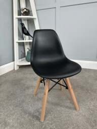 Black Eames Style Kids Chair