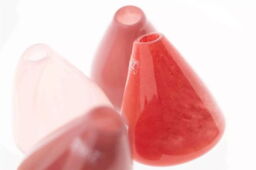 TUMBLING VASE - H12 D10 cm - RED - thumbnail 2