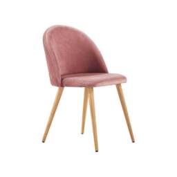 Lucia Dallas Dining Table and Chairs Set of 4 - an Oak Dining Table & Set of 4 Velvet Dining Chairs - thumbnail 4