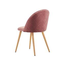 Lucia Velvet Dining Chair Set of 2 - thumbnail 4