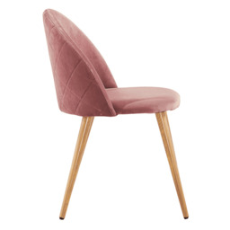 Lucia Velvet Dining Chair Set of 2 - thumbnail 3