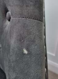 Windsor Velvet Dining Chair - Dark Grey - thumbnail 6