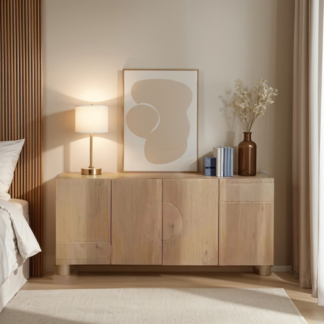 Ajmer Solid Wooden Extra Large Sideboard - image 1