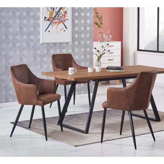 Zarah LUX faux leather chair - image 1