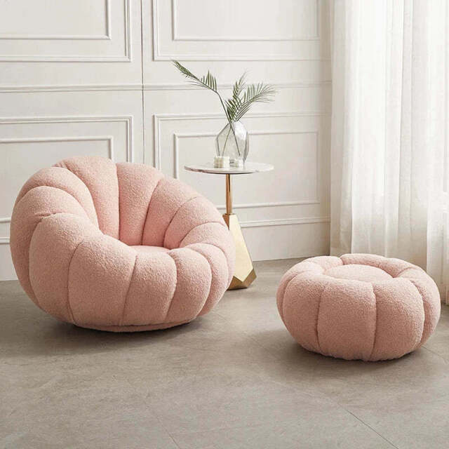 Min Chair - Pink + Stool
