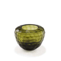 EMERALD CANDLEHOLDER - H10 D14 cm - Olive - thumbnail 2