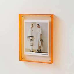 Transparent Acrylic Picture Frame - orange / 21x30cm