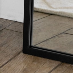 Yoko - Black Metal Gentle Arch Mirror - 120cm x 95cm - thumbnail 3