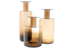 BOTTLE VASE LARGE - H50 D23 cm - TOPAZ Colour by DutZ - thumbnail 2