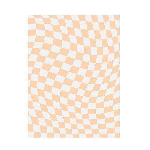 Retro Checkerboard Rug (7 Styles) - Orange/White / 200x300cm