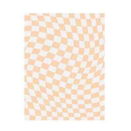 Retro Checkerboard Rug (7 Styles) - Orange/White / 200x300cm