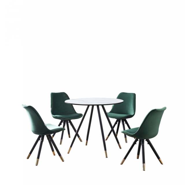 Sofia Dorchester LUX Dining Set - Green / White