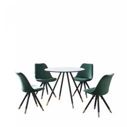 Sofia Dorchester LUX Dining Set - Green / White