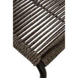 Grey Rope Bar Chair - Sisal - thumbnail 6