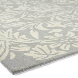 Heritage Lavender Floral Wool Rug - thumbnail 2