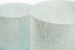 CYLINDER 6 Vase Pot - H18 D18 cm - mouthblown glass by DutZ - thumbnail 3