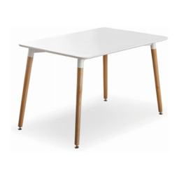 Halo 4 or 6 seating Dining Table - White