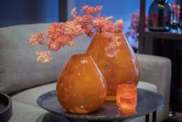 Vase DRUBA - H24 D24 cm - RUSTED BROWN  by DutZ - thumbnail 5