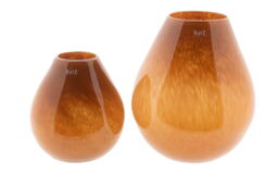 Vase DRUBA - H24 D24 cm - RUSTED BROWN  by DutZ - thumbnail 2