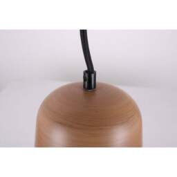 Albero Hanging Metal Pendant with Wood Effect Finish - thumbnail 6