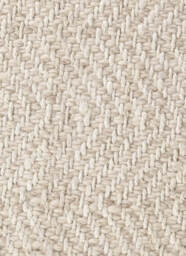 Majoli Natural White Herringbone Wool & Jute Rug - thumbnail 3