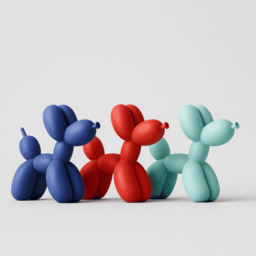 Balloon Dog Sculpture (15 Colors) - thumbnail 3