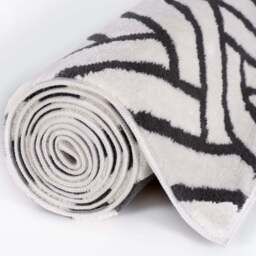 Loft Chevron Dark Grey Rug - thumbnail 6