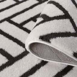 Loft Chevron Dark Grey Rug - thumbnail 4