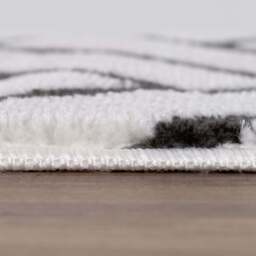 Loft Chevron Dark Grey Rug - thumbnail 5