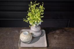 VASE SKRZYSZOW S- H16 D14 cm - Jungle Green - thumbnail 5