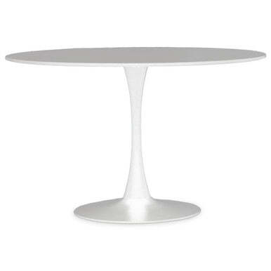 Laila White Large Round Dining Table - image 1