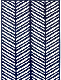 Maestro Herringbone Blue Rug - 80X150 cm