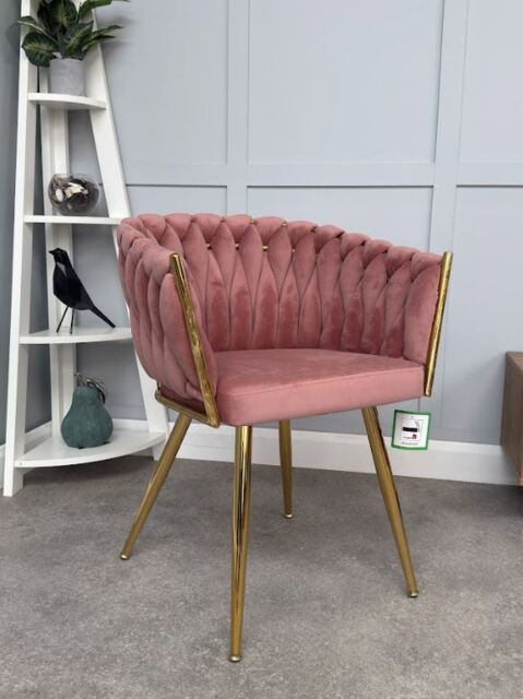 Roma Knot Dining Chair - Pink - image 1