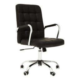 Brent Black Tufted Home Office Chair - thumbnail 3