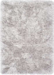 Extravagance Silver Grey Shaggy Rug - 160X230 cm