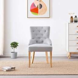 Kensington LUX dining chair - Light Grey