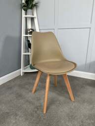 Jamie Lorenzo Dining Chair - Vanilla - thumbnail 1