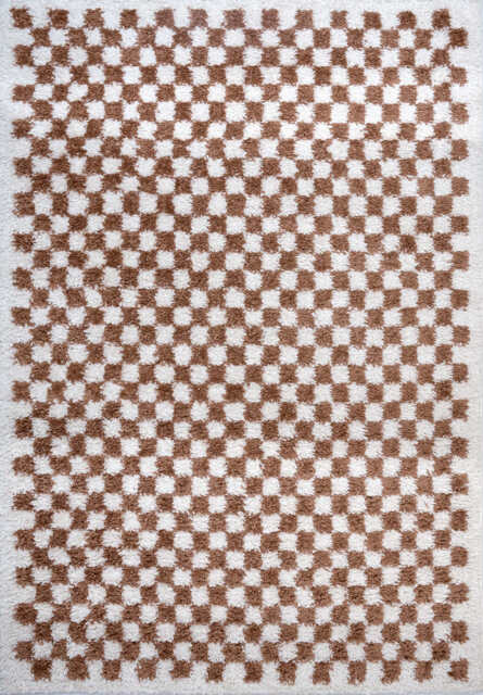 Moodi Shaggy Terra Pixelate Rug - image 1